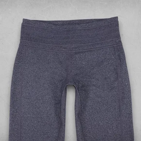 Prana Yoga Pants Women S Charcoal Gray Heather Wide Leg Flare Athleisure Casual - Picture 3 of 12